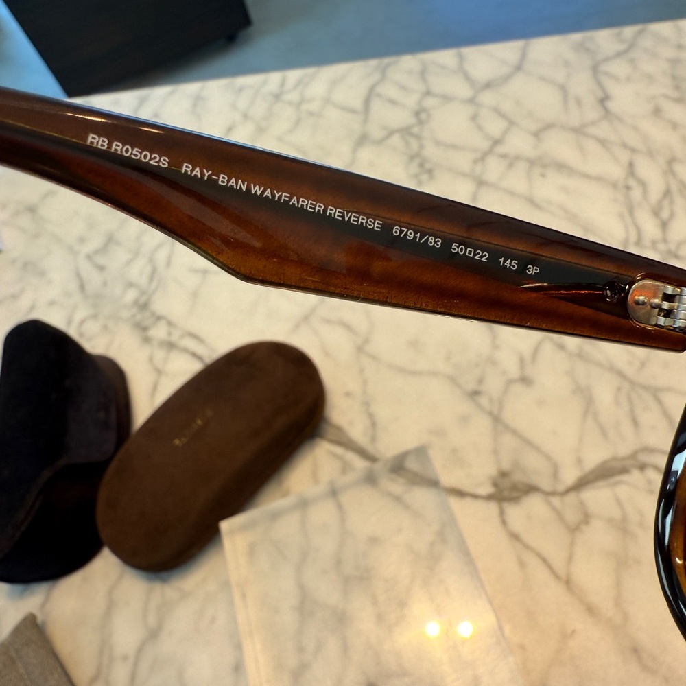 Ray-Ban Tortoise Shell Sunglasses - Picture 7 of 8